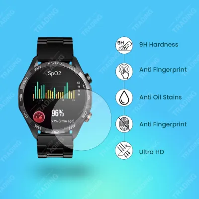 Haylou Solar 5 Smart Watch Screen Protector HD Clear Ultra Thin Full Coverage Scratch Resistant Fingerprint Resistant